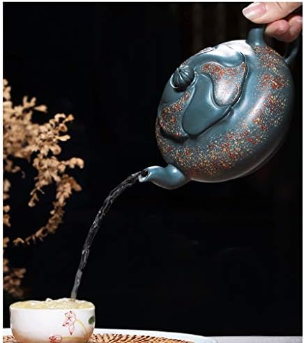 Lkyboa чајник, рачно изработено со генијалност, тркалезна и компактна, удобна за држење и уникатно