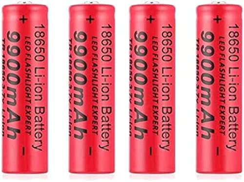 Батерии за полнење на Morbex, батерија од 3,7V Li-Ion 9900mAh со висок капацитет на врвни литиум батерии, за соларни светла, врата,