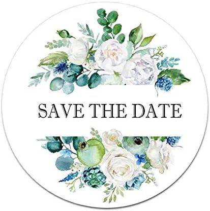 TSDTUO Зачувајте ги налепниците на датумот за датумот за 2023 година Свадба Ден на невестата туш 120 парчиња/сет