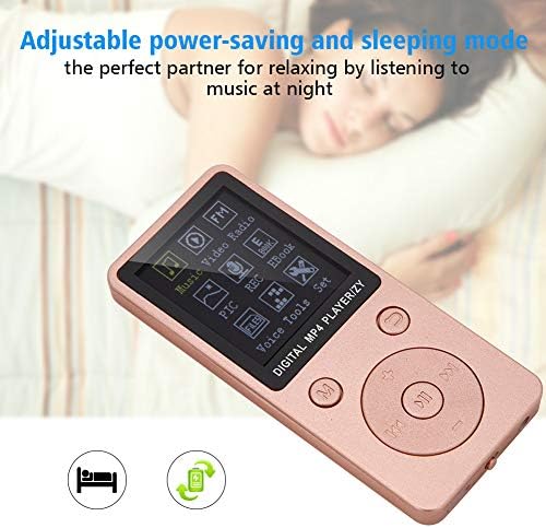 Преносен MP3 MP4 плеер, музички плеер Поддршка за музичко радио снимање видео еКнига, вграден во стоперка, до 32G мемориски картички и