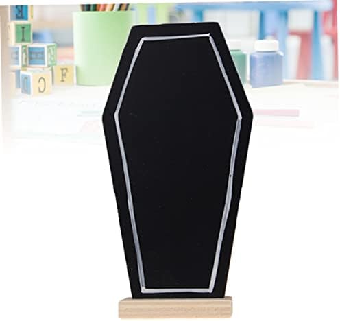 Tofficu црн украс црна креда табла за декорирање таблета табла за табла за зборови
