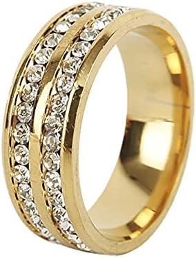 2023 Нови на прстени Универзални целосни редови за мажи и дијаманти прстени Две женски прстени loveубов на првиот прстен