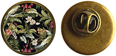 Викторија во стилот на уметност во стилот, викторијански цветни брош, црна уметничка цветна пина, брош за цвеќиња од цвеќиња, М167