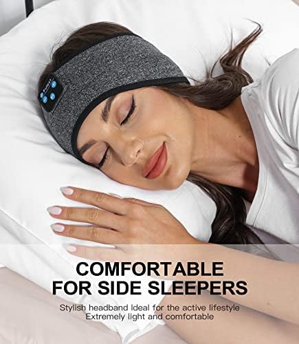 Voerou слушалки за спиење Bluetooth лента за глава, удобни бенд безжични слушалки, слушалки за спиење со стерео звучници-ладни технолошки подароци за мажи жени, совршени з?