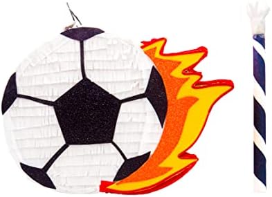 Фудбал Фуего Фудбал Пината За Декорација На Роденденска Забава Традиционална Мексиканска Фиеста Пината Спортска Тематска Забава Со