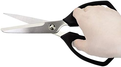 Каи Изберете 100 ножици за кујнски ножици од не'рѓосувачки челик, остри и лопати одделени за темелно чистење удобни симетрични