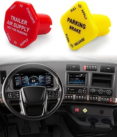 Копчињата за паркирање и воздушна сопирачка за полу -камиони навојни се вклопуваат за Питербилт Кенворт Волво и Вестерн Starвезда Камион Yellowолта
