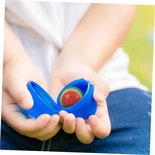 Toyvian 24 парчиња скокачки топка за порибување на топка за отпадоци од овошје топки гумени топчиња за скокање на топки Детска