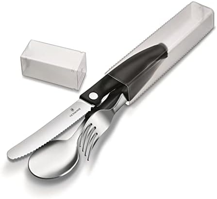 Класичен класичен класичен класичен класичен класичен нож, вилушка и лажица сет црни 3-парчиња