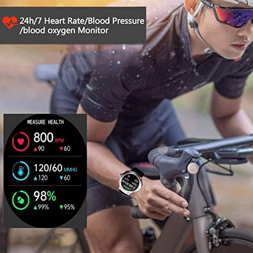 Паметни Часовници За Мажи Активност Фитнес Тракер Паметен Часовник Со Bluetooth Повик Крвен Притисок Отчукувањата На Срцето