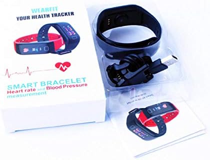 Фитнес тракер смарт часовници на отчукувањата на срцето Крвниот притисок за мониторинг на спиењето на спиењето Спорт -педометар, погоден