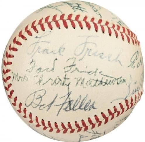 Историски Jackеки Робинсон 1962 HOF Индукција потпишан бејзбол w/филијала Рики ПСА - Автограмски бејзбол