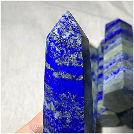 Saiyi 500g природен лапс лазули кварц кристален камен точка заздравување на стапче Обелиск убава