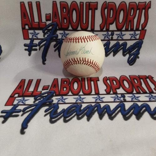 Authentони Бенч автентичен потпишан бејзбол автограмирал ЈСА - автограмирани бејзбол
