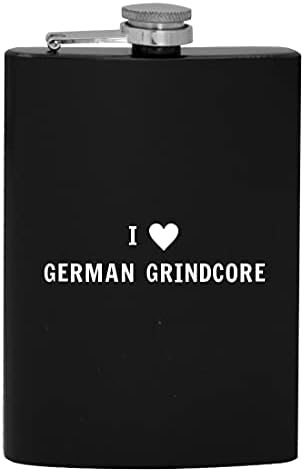 Јас Срце Љубов германски Гриндкор-8оз Колба За Пиење Алкохол За Колкови