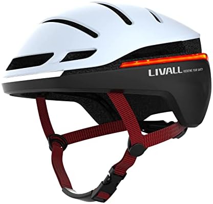 Ливал ЕВО21 Паметен Велосипедски Шлем СОС Алармирање Bluetooth Шлем Нудат Предупредување Од 360°Светло За Предупредување За Сопирачките