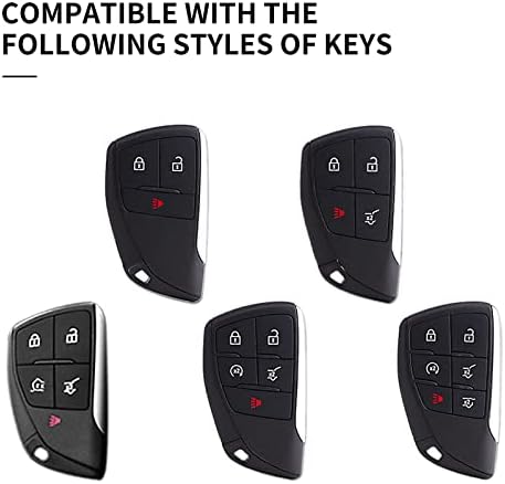 SK Custom TPU Purple Smart Key Cay Case Компатибилен со Buick Avenir Envision S 3 4 5 копче без копче за влез без копче за далечински