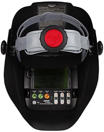 Џексон Безбедност Ултра Премиум Заварување Шлем-Авто Темно TrueSight II Адф Заварување Хауба w / Balder Технологија - 13 квадратни.