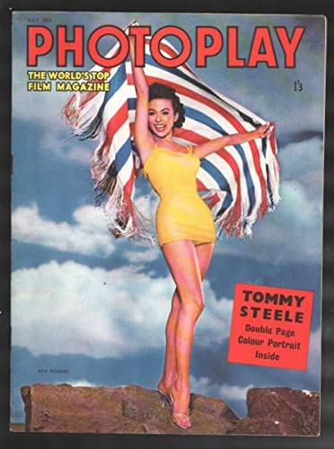 Фотоплеј 5/1957 - британски паб-storyа Морено-дорис Деј приказна-Томи Стил-Лорен Бакал-Елвис-ВФ