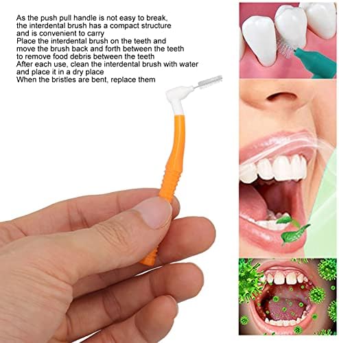25 парчиња l облик на притисок за влечење четка за влечење интердентална орална нега за заби за заби за заби заби заби заби за заби заби