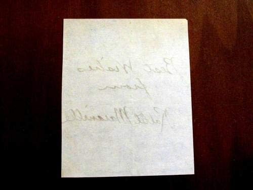 Зајакот Маранвил 1914 Wsc Бостон Бравес Хоф Потпиша Авто Гроздобер Намалување На Jsa Gem-Mlb Намалување Потписи