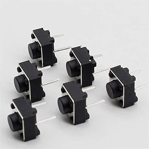 Gooffy Micro Switch 6x6x5mm 2pin Tactile Tact Mini Push Switch Micro Switch моментално 100 парчиња/лот прекинувачи