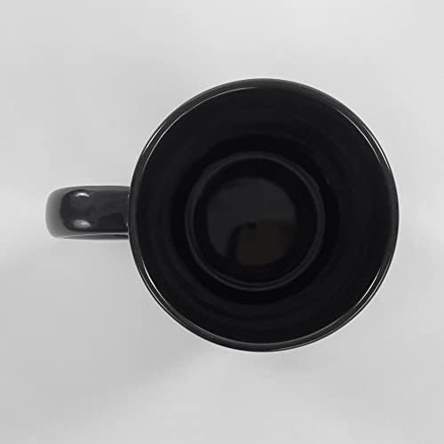 DesignSify Glazier е основана EST. 2018 година, 15oz црно кафе кригла керамички чај чај со рачка, подароци за роденденски годишнини Божиќ