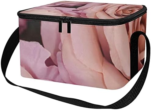 Роуз цветна торба за испорака на храна, изолирана торба за намирници | Двоен патент