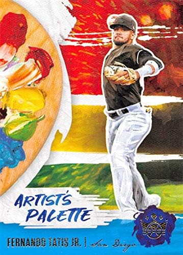 2020 година Палета на уметникот на Панини Дијамант Кингс 9 Фернандо Татис rуниор Сан Диего Падрес Бејзбол Трговска картичка