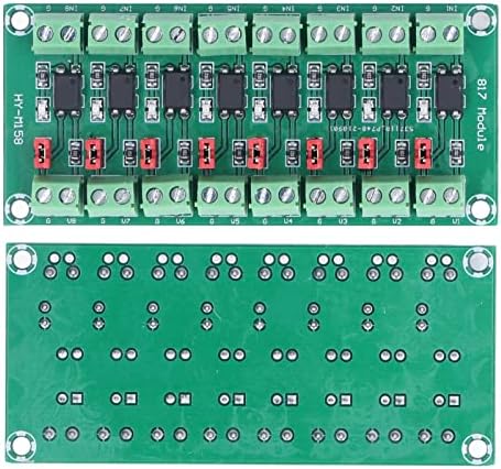 3,6‑30V Оптокуплер изолација табла, 8 модул на адаптер за конвертор на напон од 8 канали, анти -мешање може да вози транзистори со голема моќност за апликации кои бараа?