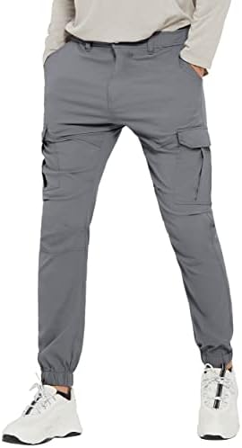 Пули Машки пешачки панталони за пешачење тенок фит џокер велосипедизам водоотпорни панталони на отворено со џебови