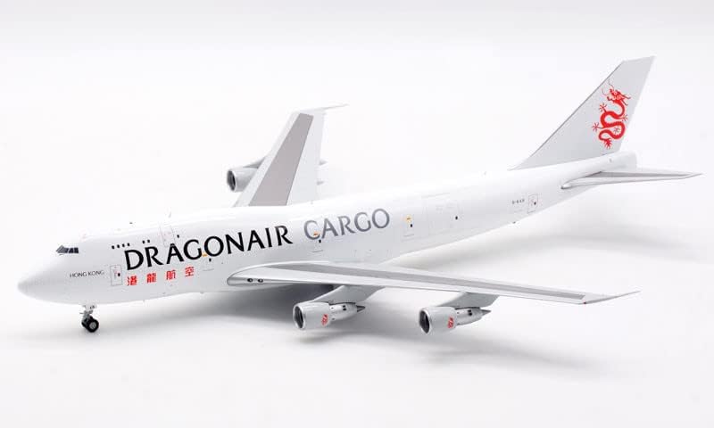 JC Wings Dragonair Cargo for Boeing B747-300 B-kab 20-ти 1/200 Diecast Aircraft претходно изграден модел