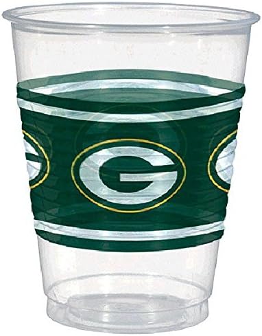 Грин Беј Пакерс Пластични Чаши - 16 мл. / Повеќебоен | Пакет од 25