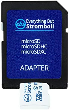 Се Освен Стромболи 128gb Azaire Microsd Мемориска Картичка За Samsung Galaxy Phone Работи Со A10s, A30s, A20s, A71, A01, A11 Брзина Класа