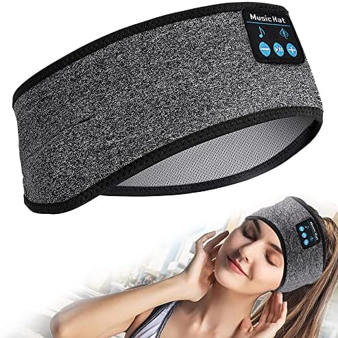 ДОВИИКО Слушалки За Спиење Bluetooth Лента За Глава, Слушалки За Спиење Bluetooth Со Тенок HD Звучник За Спиење, Трчање Тренингот Јога