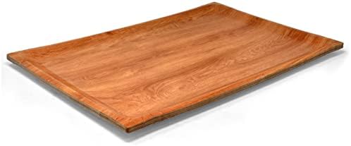 10 ленти за правоаголник од дрво Рустикално кафеав дрвен изглед, кои служат пластери 10,75 x 15,75 тешка хартиена хартија картонска табла