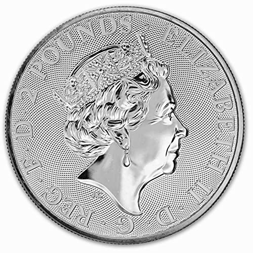 2023 Многу Британски Сребрени Монети од 1 мл Британија Од Кралската Ковачница Брилијантен Нециркулиран Со Сертификати за Автентичност