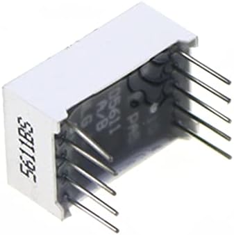 BHOLSA 5PCS LED дисплеј 0,56 инчи 1 бит 10pin Секоја/анодна дигитална цевка 7 сегментации LED дигитална цевка