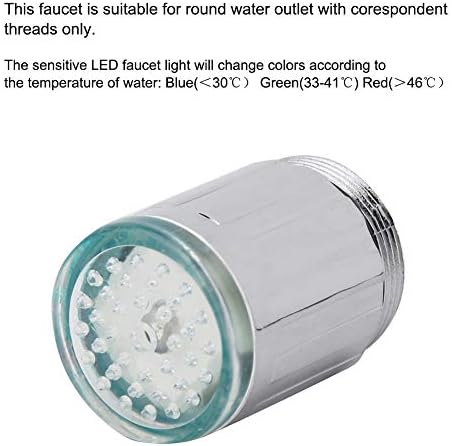 Контрола на сензорот за контрола на сензорот, дизајн за заштеда на вода LED светлосен сензор за контрола на светлосен светлосен тапа за кујна