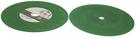 X-Gree 300mmx25mm сечење тркало за мелење на диск зелени 2 парчиња (диско da taglio 300 mm x 25 mm con disco da taglio tagliato verde 2 pz