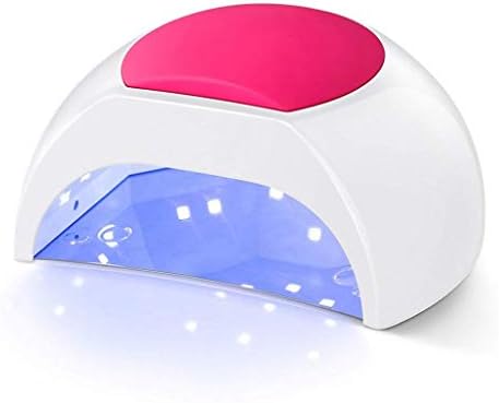 SXNBH Бела светлина за нокти ， Светилка за лекување на ноктите LED суши за фен за гел и редовно полски со 4 поставки за тајмер
