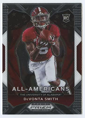2021 Panini Prizm Draft Picks 186 Devonta Smith Alabama Crimson Tide All American NFL фудбалска картичка NM-MT