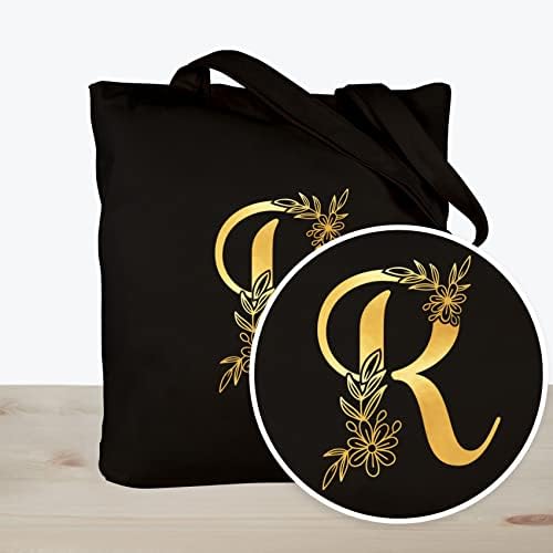 Caraknots Почетна торба за торбички за жени персонализирани подароци за наставници за Божиќ m e r монограмирана торба торба за мајка