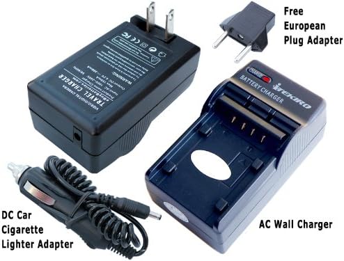 Itekiro AC Wall DC Car Battery Chit Chit за Panasonic CGR-S002 + Itekiro 10-во-1 USB кабел за полнење