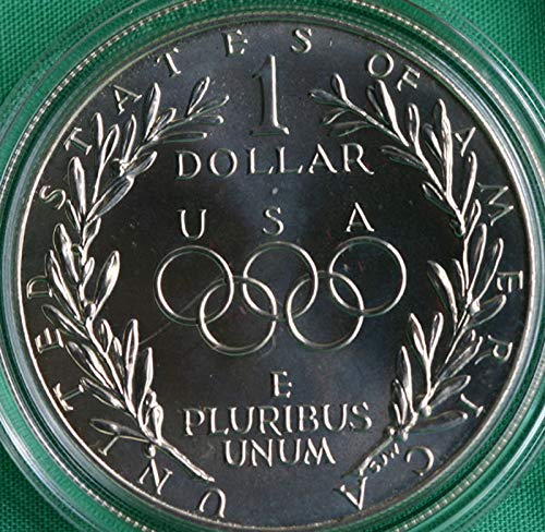 1988 Г Американски Комеморативен Олимписки Сребрен Долар 1 1 Брилијантен Нециркулиран Американски Нане