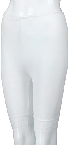 Плус големина женски средни половини чипка топли шорцеви еластични спортски панталони тесни хеланки