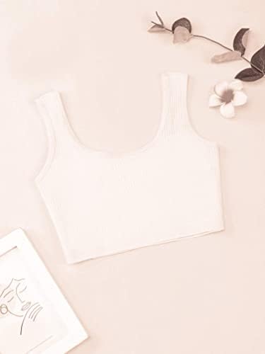 Fldy Девојки девојки Camisole Crop Tops гимнастика балетски танц за танцување врвен спортски тренинг градник за тренинг активна облека