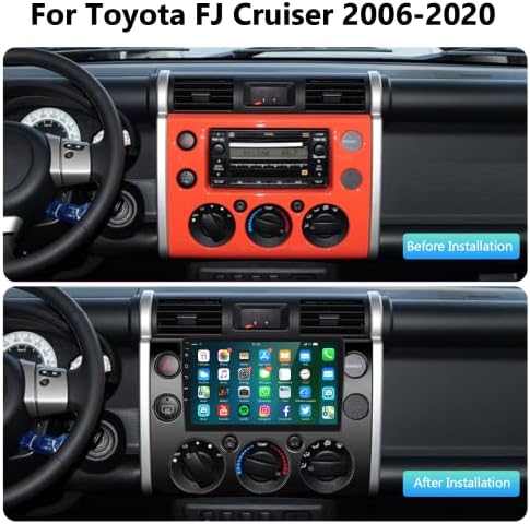 Андроид11 Автомобил Радио Стерео За Тојота ФЈ Крузер 2006-2020 9 Инчен Екран На Допир Автомобил Радио Со Bluetooth, Огледало Линк GPS Навигација