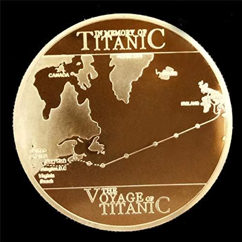 Липфер 1пц Титаник Брод Комеморативна Монета Титаник Инцидент Собери Бтк Биткоин Уметности Подароци Домашна Декорација