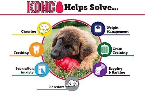 Конг-Екстремна Играчка За Кучиња-Најтешка Природна Гума, Црна Забава За Џвакање, Бркање и Носење - За Мали Кучиња